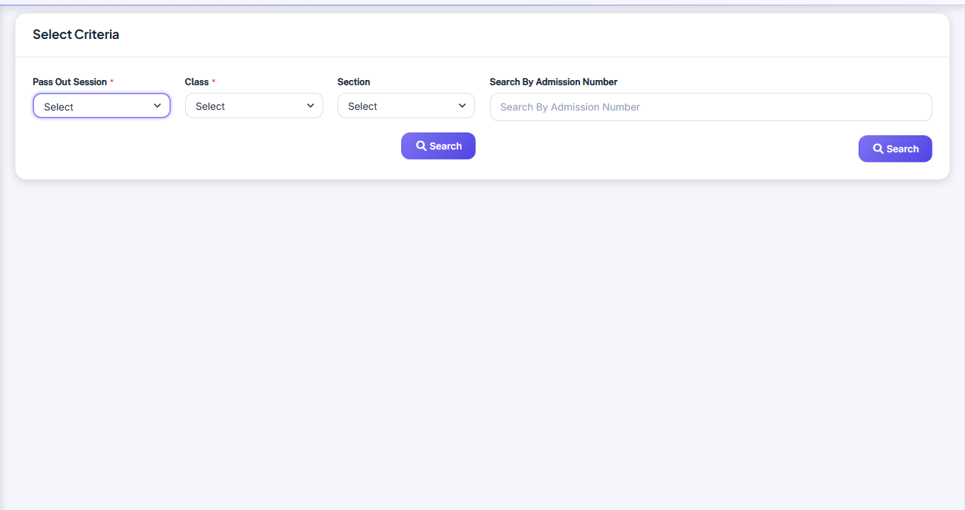 Anciens élèves — Manage Alumni screenshot