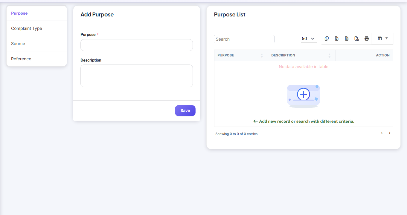 Accueil — Setup Front Office screenshot