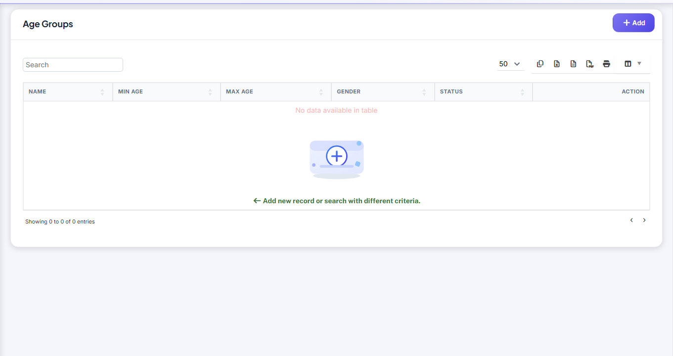 Concours du Coran — Age Groups screenshot
