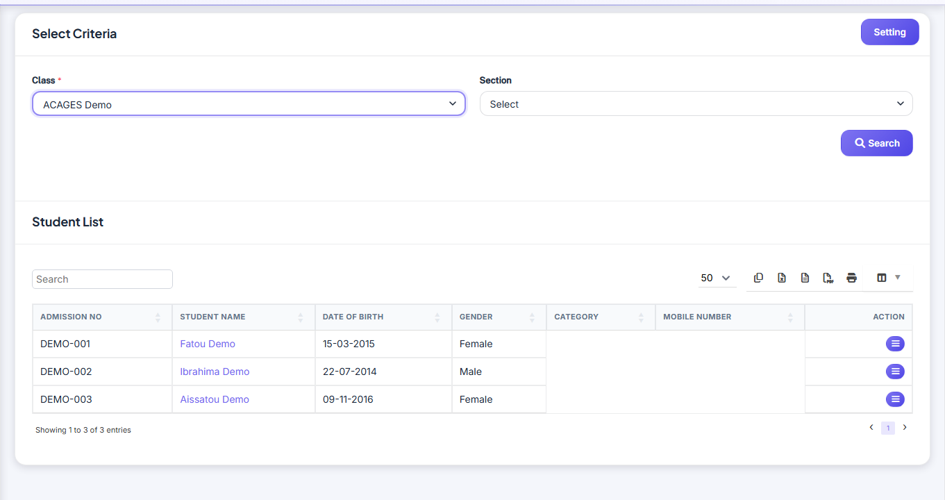 CV de l'élève — Build CV screenshot